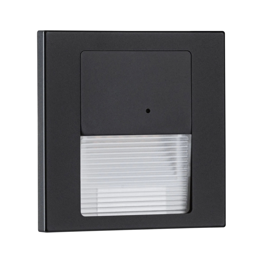 Paulmann 80004 - LED/1W Iluminación de escalera con sensor TSARO 230V Lead/negro