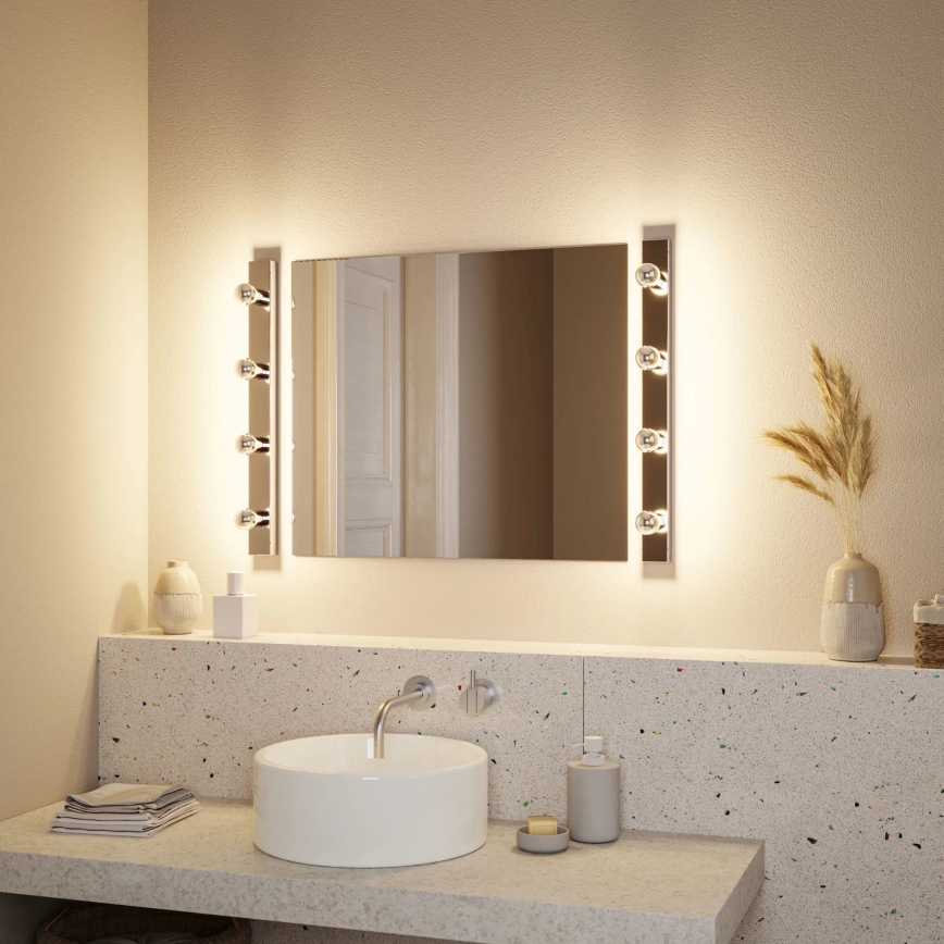 Paulmann 80098 - 4xE14/40W IP44 Iluminación de espejo de baño REGULA 230V cromo brillante