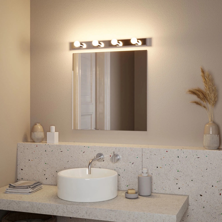 Paulmann 80098 - 4xE14/40W IP44 Iluminación de espejo de baño REGULA 230V cromo brillante