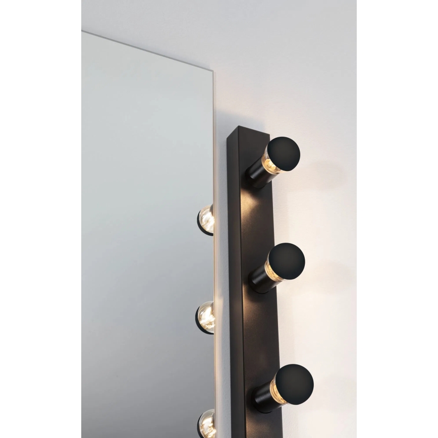 Paulmann 80099 - 4xE14/40W IP44 Iluminación de espejo de baño REGULA 230V negro