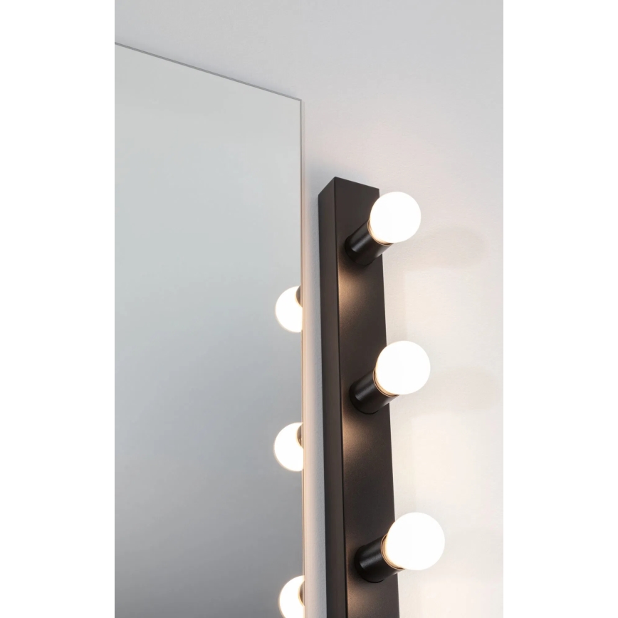 Paulmann 80099 - 4xE14/40W IP44 Iluminación de espejo de baño REGULA 230V negro