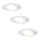 Paulmann 92091 - SET 3x Iluminación LED empotrada de techo 3xLED/4,2W/230V