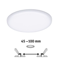 Paulmann 92388 - LED/10W IP44 Lámpara empotrable para el baño VARIFIT 230V