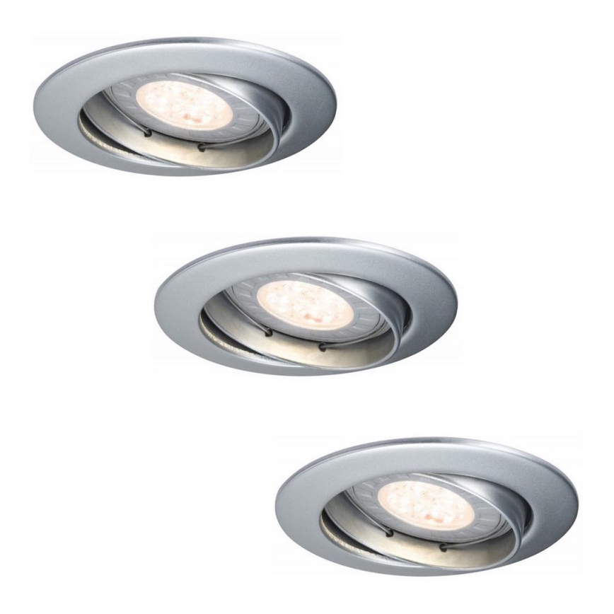 Paulmann 92516 - Set 3xLED-GU10/3,5W Focos empotrables 230V