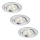 Paulmann 92530 - SET 3x LED Iluminación empotrable PREMIUM LINE 3xLED/3W/230V
