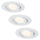Paulmann 92685 - SET 3x Iluminación LED empotrada de techo PREMUIM LINE 3xLED/10W/230V