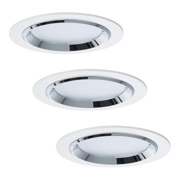 Paulmann 92693 - SET 3xLED/8W Lámpara empotrable regulable PREMIUM LINE 230/