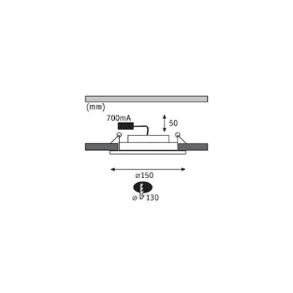 Paulmann 92693 - SET 3xLED/8W Lámpara empotrable regulable PREMIUM LINE 230/