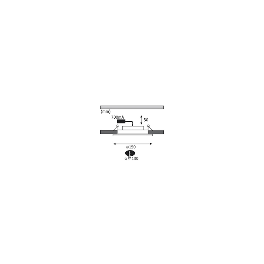 Paulmann 92693 - SET 3xLED/8W Lámpara empotrable regulable PREMIUM LINE 230/