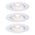 Paulmann 92971 - SET 3x LED/4,2W IP23 Lámpara empotrable regulable para el baño NOVA 230V