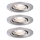 Paulmann 92973 - SET 3xLED/4,2W IP23 Lámpara de baño regulable COIN 230V