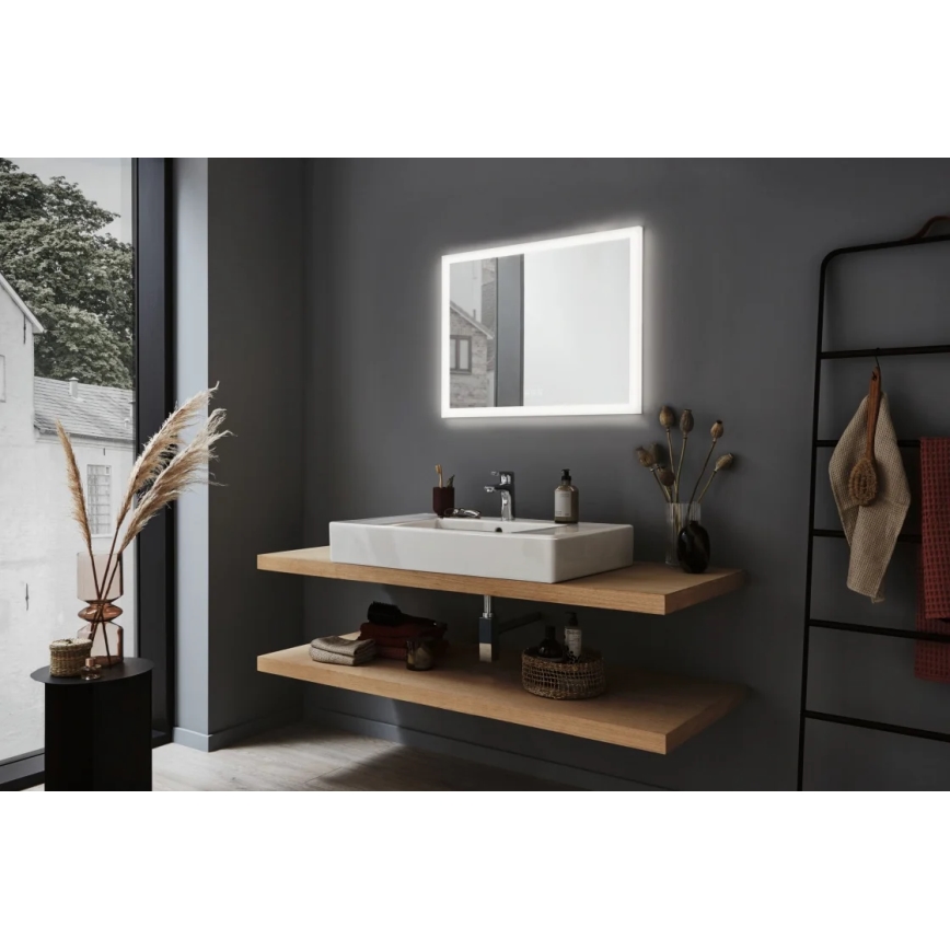 Paulmann 93013 - Espejo de baño LED con retroiluminación regulable LED/22W IP44 230V 2700/4000/6500K