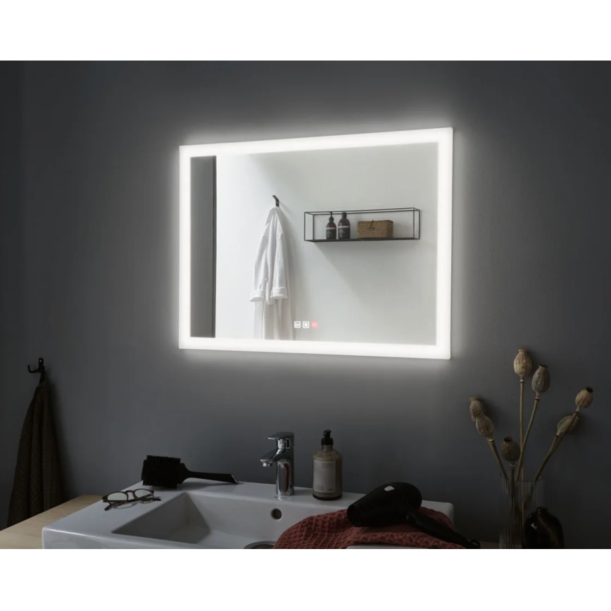 Paulmann 93013 - Espejo de baño LED con retroiluminación regulable LED/22W IP44 230V 2700/4000/6500K