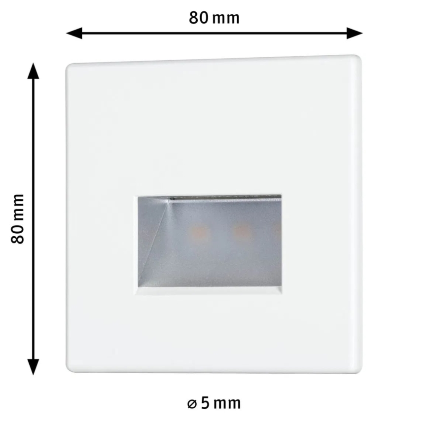 Paulmann 93093 - LED/1,2W Iluminación de escalera EDGE 230V