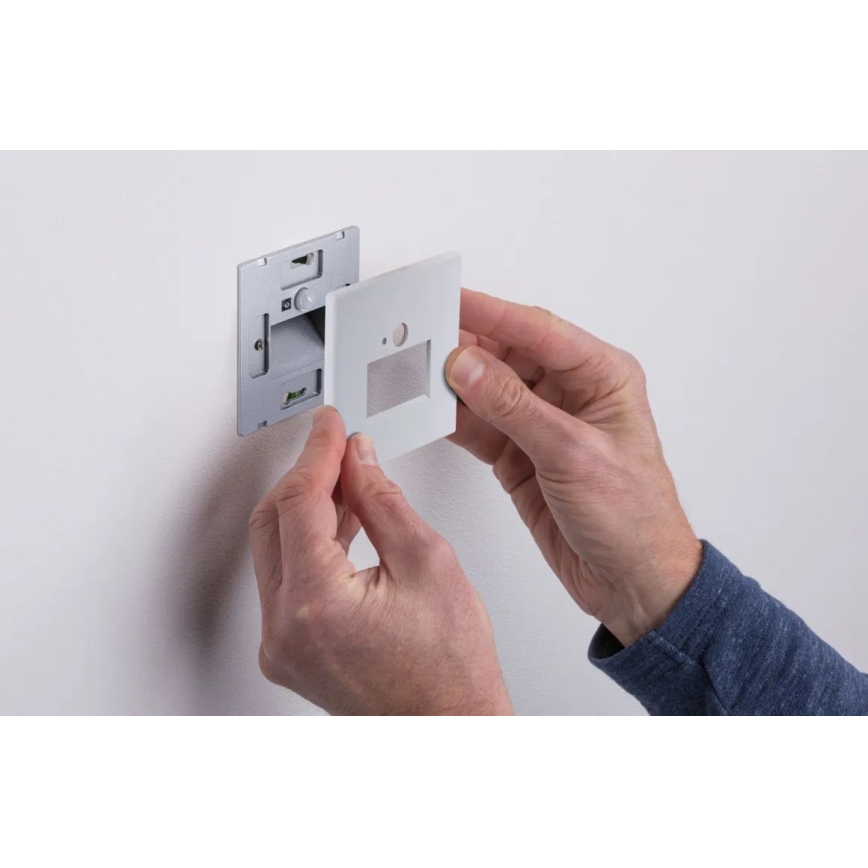 Paulmann 93133 - LED/1,2W Iluminación de escalera con sensor EDGE 230V blanco