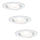 Paulmann 93605 - SET 3x LED GU10/7W IP23 Foco de baño regulable NOVA 230V