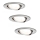 Paulmann 93607 - SET 3x LED GU10/7W IP23 Foco de baño regulable 230V