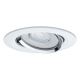 Paulmann 93945 - LED/6,8W IP23 Lámpara empotrable regulable para el baño COIN 230V