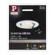 Paulmann 93945 - LED/6,8W IP23 Lámpara empotrable regulable para el baño COIN 230V