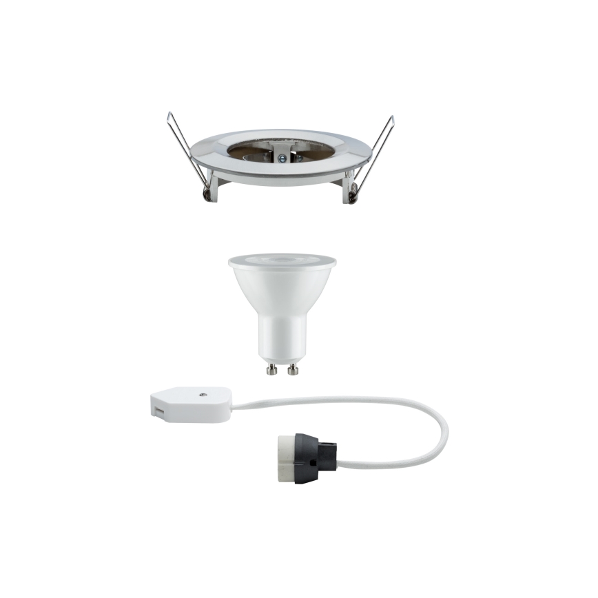 Paulmann 93959 - LED-GU10/7W IP44 Lámpara de baño regulable NOVA 230V