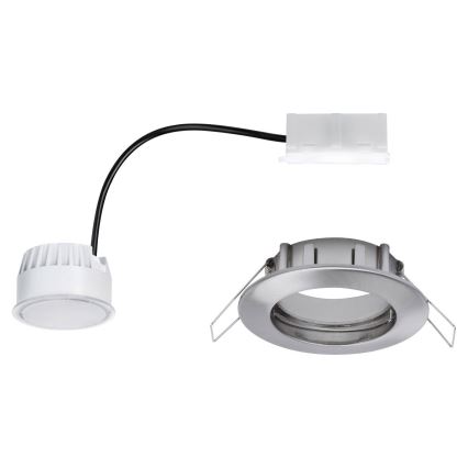 Paulmann 93975 - LED/6,8W IP44 Lámpara empotrable de baño COIN 230V