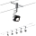 Paulmann 94081 - SET 5xLED/5W Foco para un sistema de cuerdas 230V negro