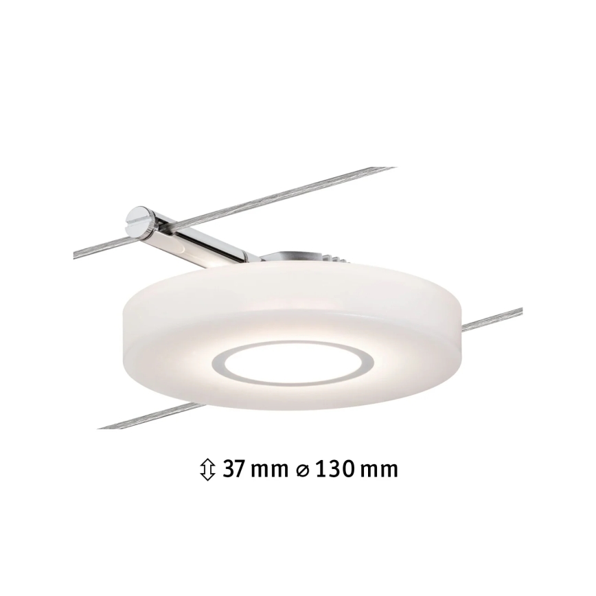 Paulmann 94090 - Foco LED/4W para sistema de cable DISC 12V blanco