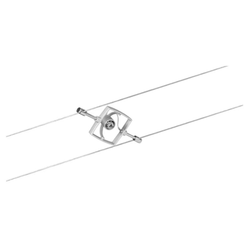 Paulmann 94133 - SET 5xGU5,3/10W Foco para sistema de cable MAC 230V cromo mate