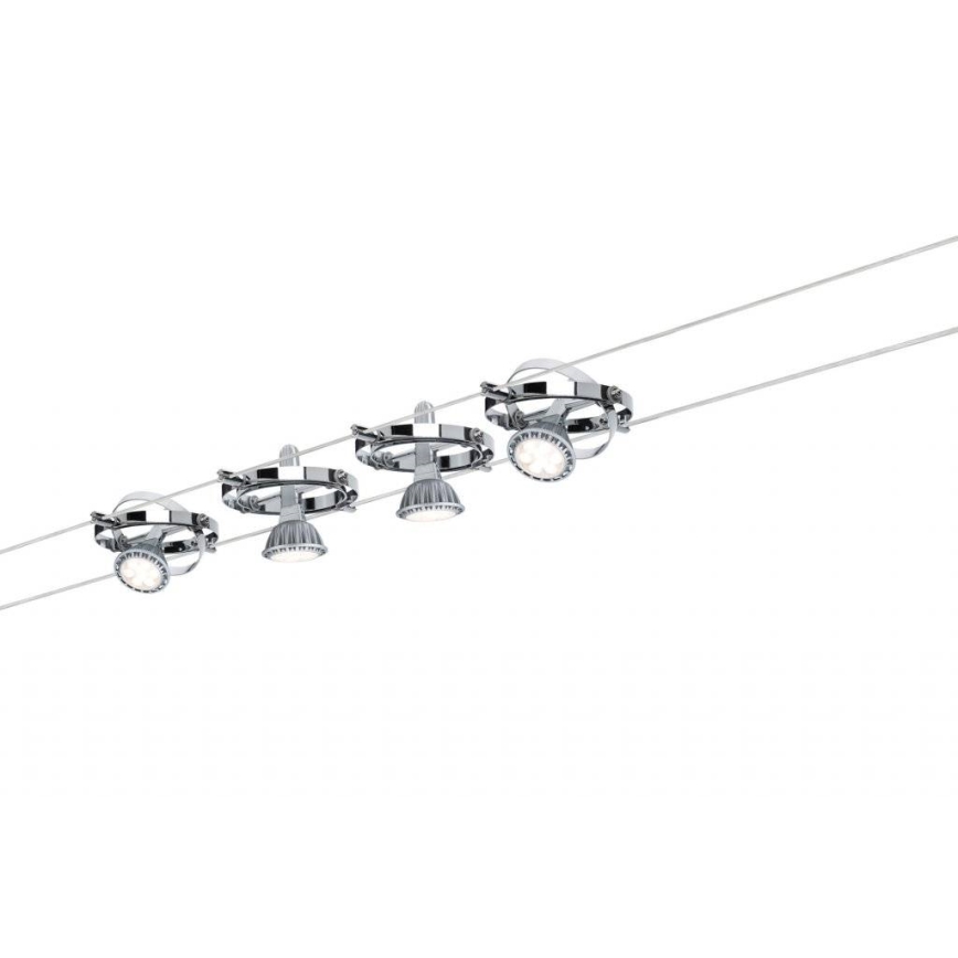 Paulmann 94153 - JUEGO 8xGU5,3/10W Foco para sistema de cadenas CARDAN 230V