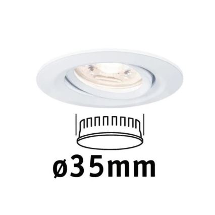 Paulmann 94292 - LED/4W IP23 Lámpara empotrable de baño COIN 230V
