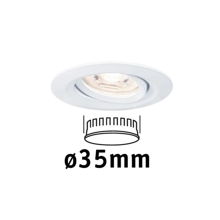 Paulmann 94292 - LED/4W IP23 Lámpara empotrable de baño COIN 230V