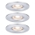 Paulmann 94303 - SET 3xLED/4W IP44 Lámpara empotrable de baño COIN 230V