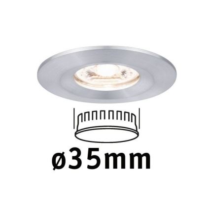 Paulmann 94304 - LED/4W IP44 Lámpara empotrable de baño COIN 230V