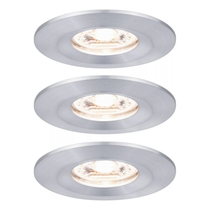 Paulmann 94305 - SET 3xLED/4W IP44 Lámpara empotrable de baño NOVA 230V