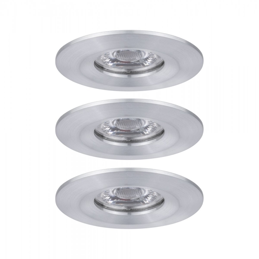 Paulmann 94305 - SET 3xLED/4W IP44 Lámpara empotrable de baño NOVA 230V