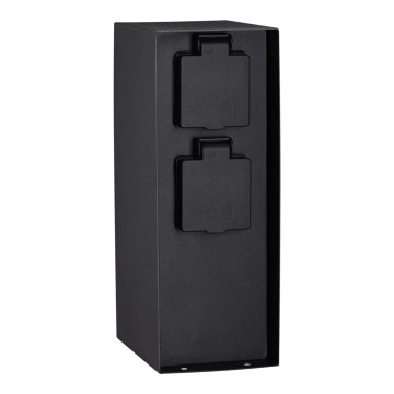Paulmann 94314 - Columna de enchufes de exterior con temporizador 2Z SCHUKO