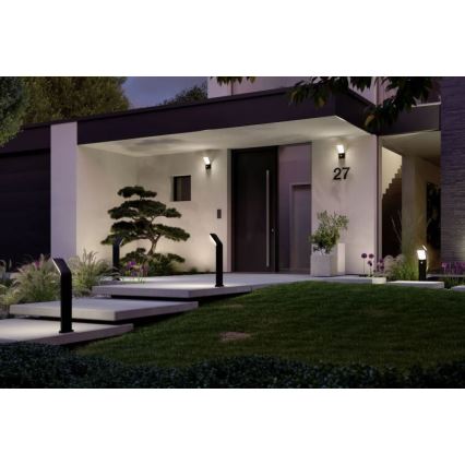 Paulmann 94402 - LED/10W IP44 Aplique para exterior con sensor ADYA 230V