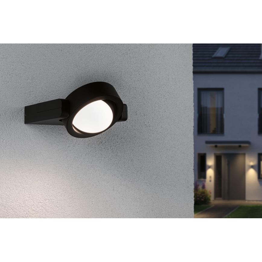 Paulmann 94406 - LED/8W IP44 Aplique de exterior SWIVEA 230V