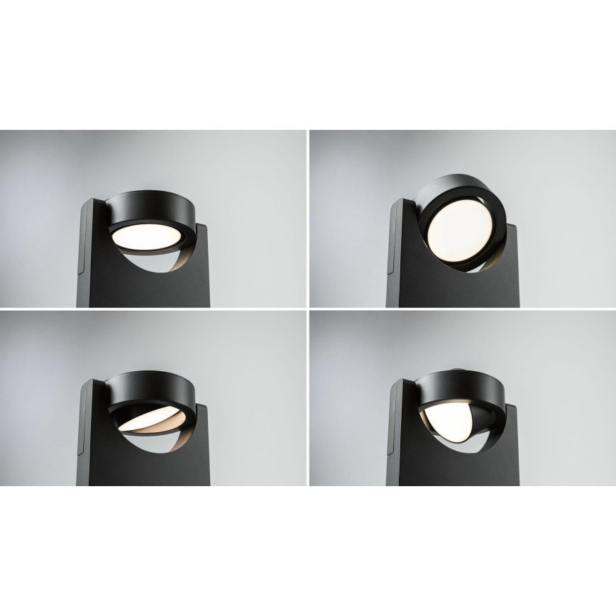 Paulmann 94406 - LED/8W IP44 Aplique de exterior SWIVEA 230V
