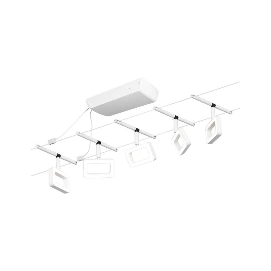 Paulmann 94483 - JUEGO 5xLED/4,8W Foco para sistema de rieles FRAME 230V blanco