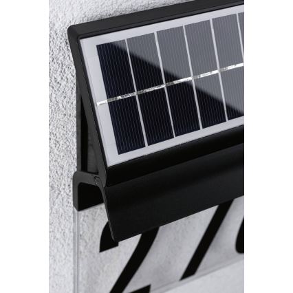 Paulmann 94694 - LED/0,2W IP44 Número de casa solar NEDA 3,7V 1800 mAh