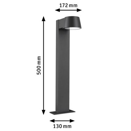 Paulmann 94715 - LED/6W IP44 Lámpara de exterior CAPERA 230V