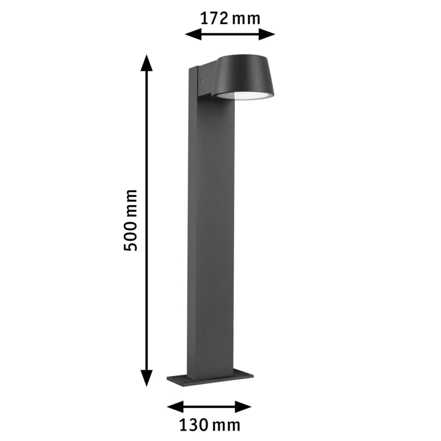Paulmann 94715 - LED/6W IP44 Lámpara de exterior CAPERA 230V