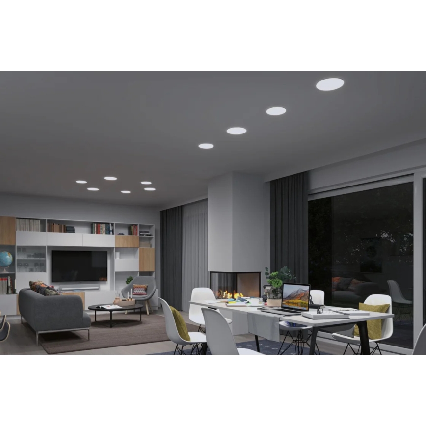 Paulmann 95386 - LED/15W IP44 Lámpara de baño regulable SMART VELUNA 230V