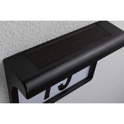 Paulmann 95388 - LED/0,05W IP44 Número de casa solar con sensor DAYTON 4,8V