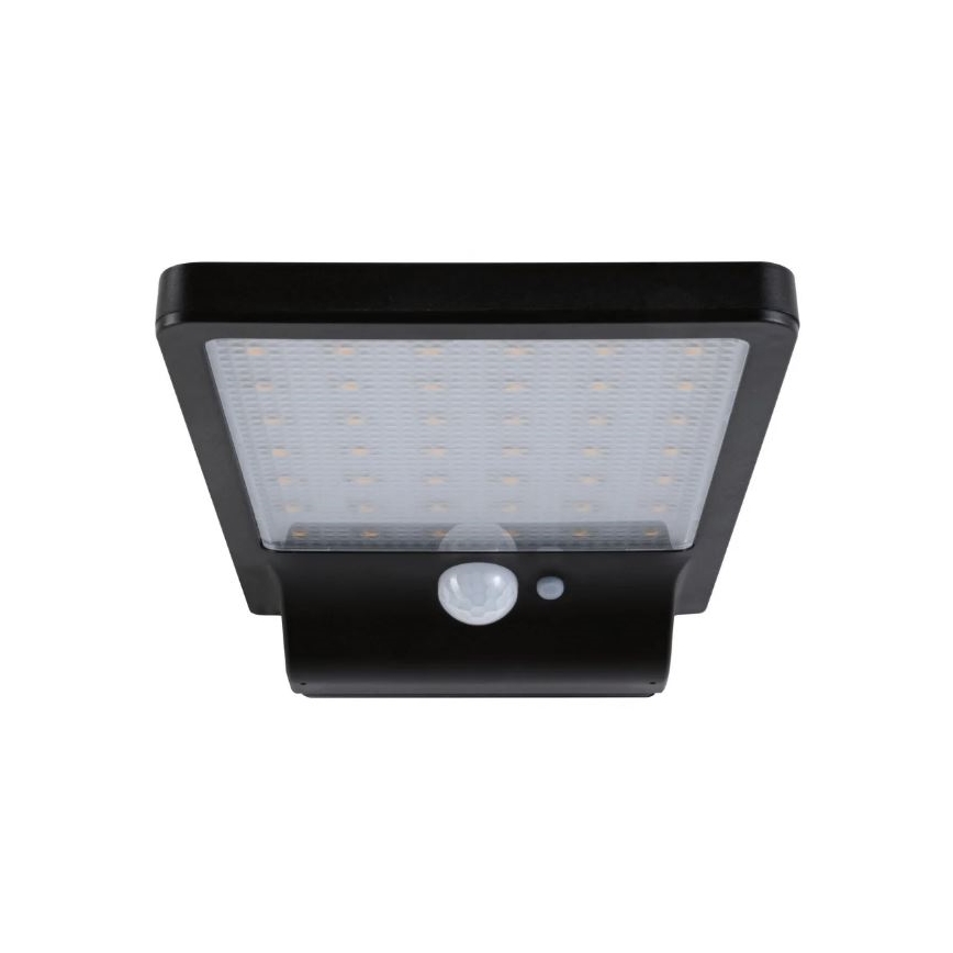 Paulmann 95393 - LED/4W IP44 Aplique solar regulable con sensor SOLVEIG 3,7V 2000 mAh