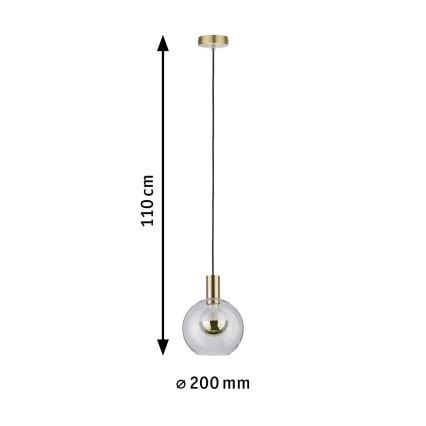 Paulmann - Lámpara de araña con cable ESBEN 1xE27/20W/230V