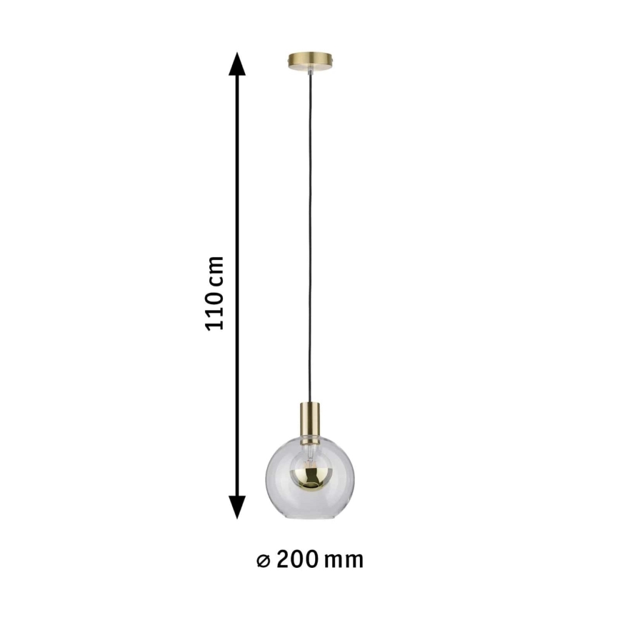 Paulmann - Lámpara de araña con cable ESBEN 1xE27/20W/230V
