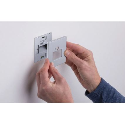 Paulmann  93134 - LED/1,2W Iluminación de escalera con sensor EDGE 230V cromo mate