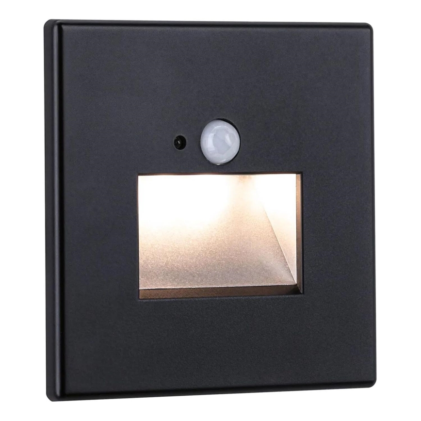 Paulmann  93135 - LED/1,2W Iluminación de escalera con sensor EDGE 230V negro